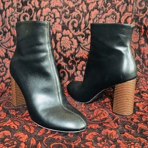 Merona Vegan Leather Ankle Booties
